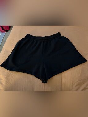 PINK Victoria's Secret Black Athletic Lounge Shorts